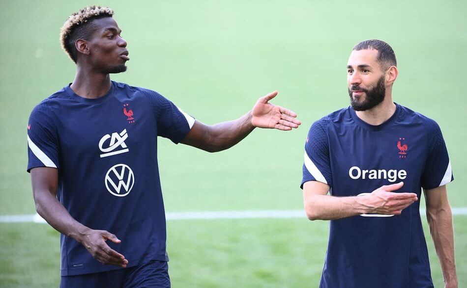 Paul Pogba e Karim Benzema - França