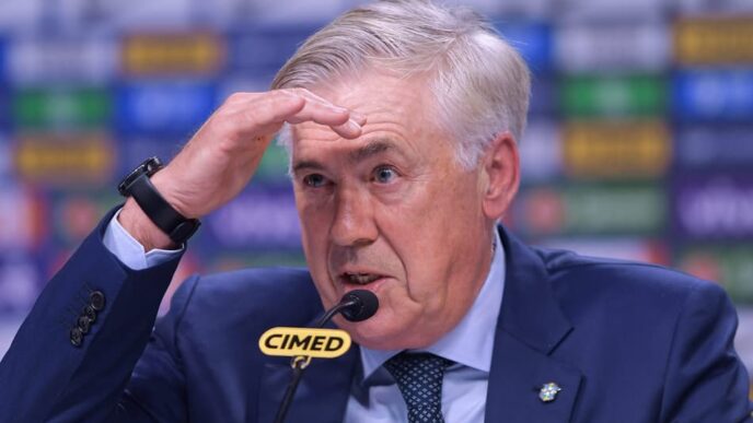 Carlo Ancelotti é o técnico da Seleção (Foto: Thiago Ribeiro/AGIF)