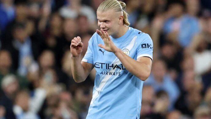 Haaland quebra recorde na Champions League - foto ilustrativa