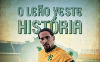 Imagens de lançamento de camisa comemorativa do Mirassol. (Foto: X/Mirassol Futebol Clube)