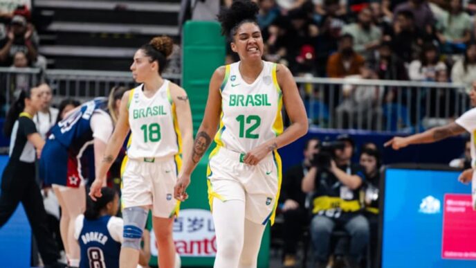 Brasil foi vice-campeão da AmeriCup 2025 (Foto: Divulgação/ CBB)