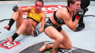 Dern x Ribas 2 - duelo de brasileiras abriu o ano do UFC (Foto: Reprodução Twitter UFC)