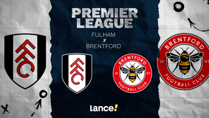 Fulham x Brentford: quinta rodada da Premier League (Foto: Arte/Lance!)